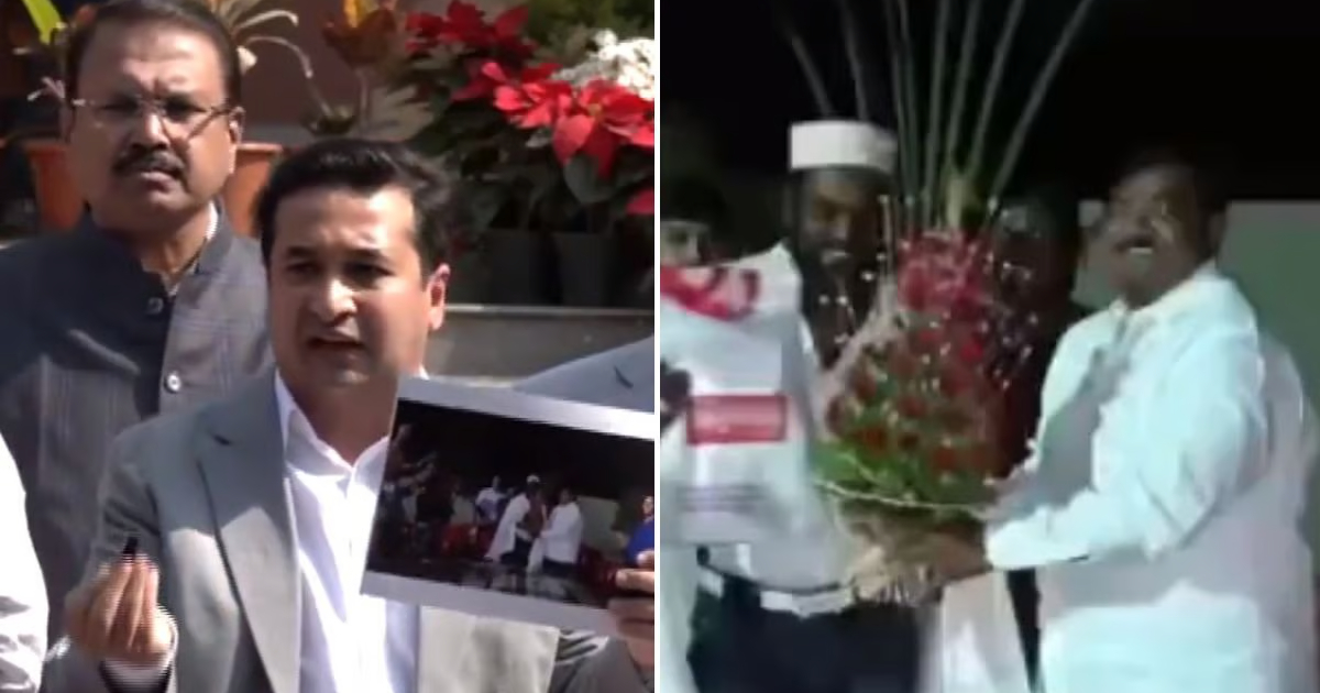 BJP shares video of UBT Sena's Sudhakar Badgujar partying with Dawood Ibrahim's close aide Salim Kutta